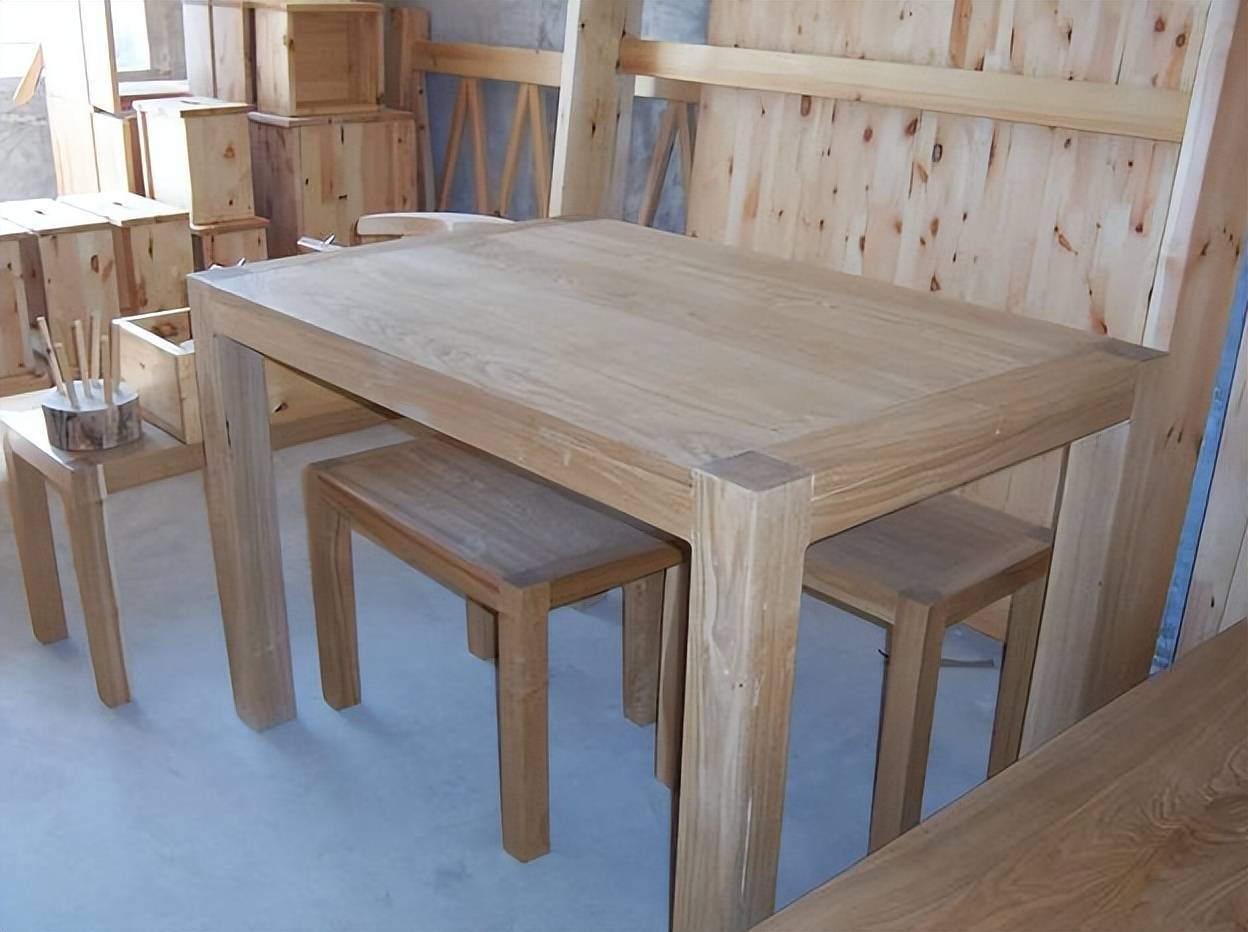 晒下我家的全套实木家具,3万工钱请老木匠打的,实在太赞了!