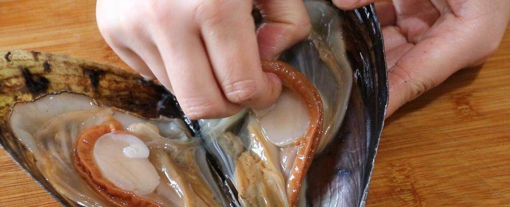 一种海鲜叫带子,8元一个,配上芦笋和木耳,教你高档的做法_红椒_清水