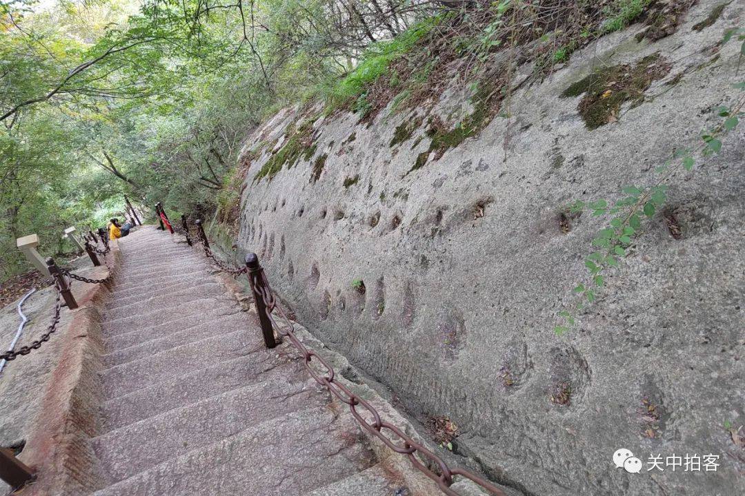 游览华山:爬上老君犁沟,登临西岳北峰之巅_台阶_山沟_被称为