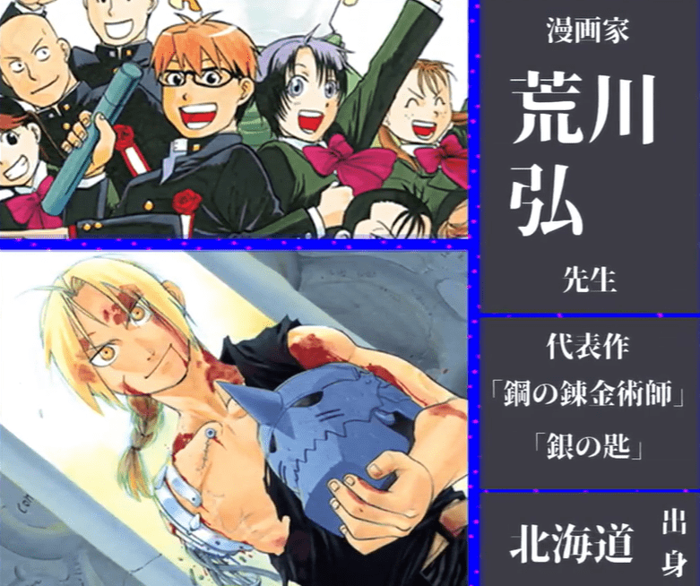 日本各个地区的知名漫画家 你感觉哪个区域的人气实力最强 代表作品 来自 爱知县