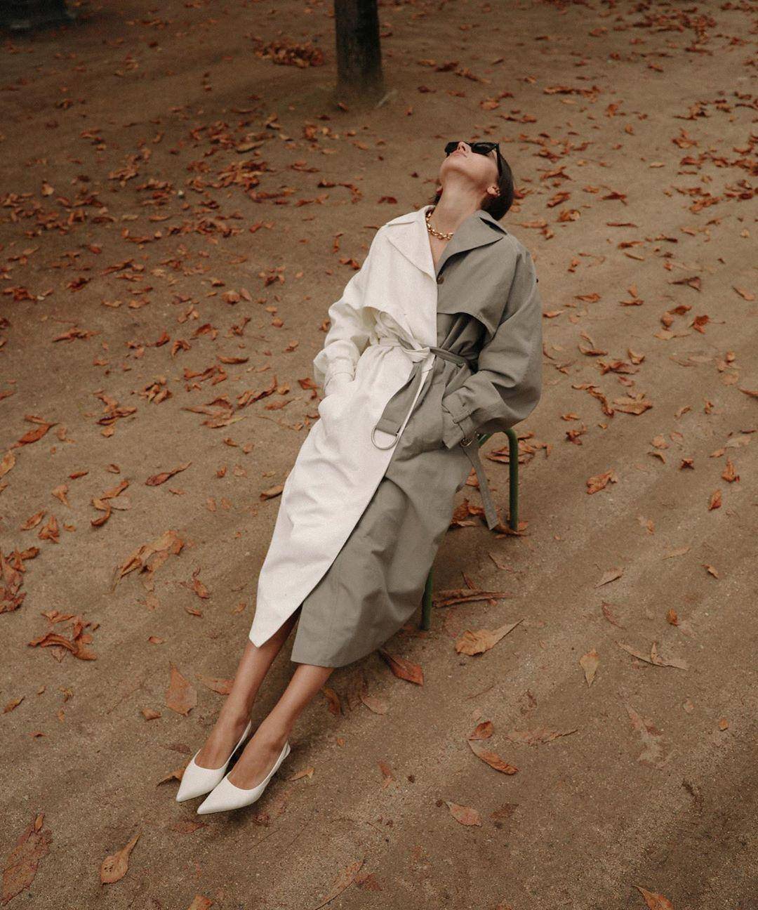 beatrice gutu的质感穿搭,通勤必备,黑白灰棕低调又高级_西装_feel_都