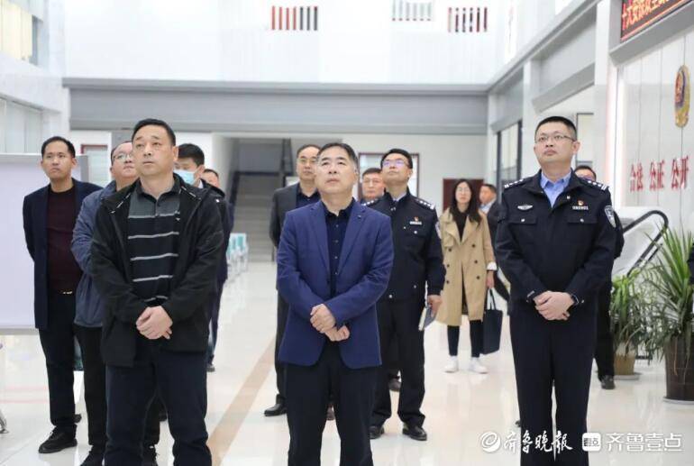 省委改革办"点菜单"式改革试点评估组前来阳谷交警大队评估验收_工作