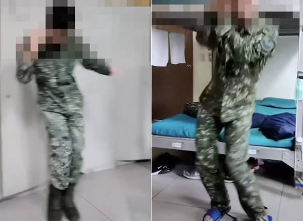 台军士兵再惹争议：有人执勤时睡觉，有人录抽烟短视频
