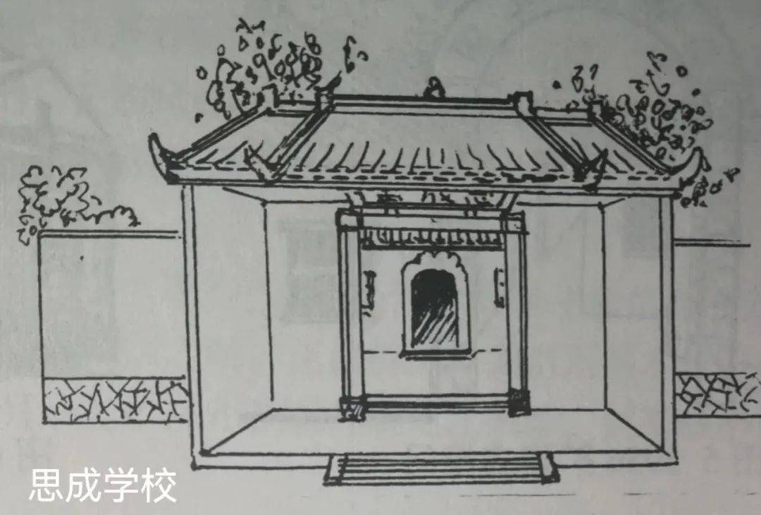 盐城陆公祠简笔画图片