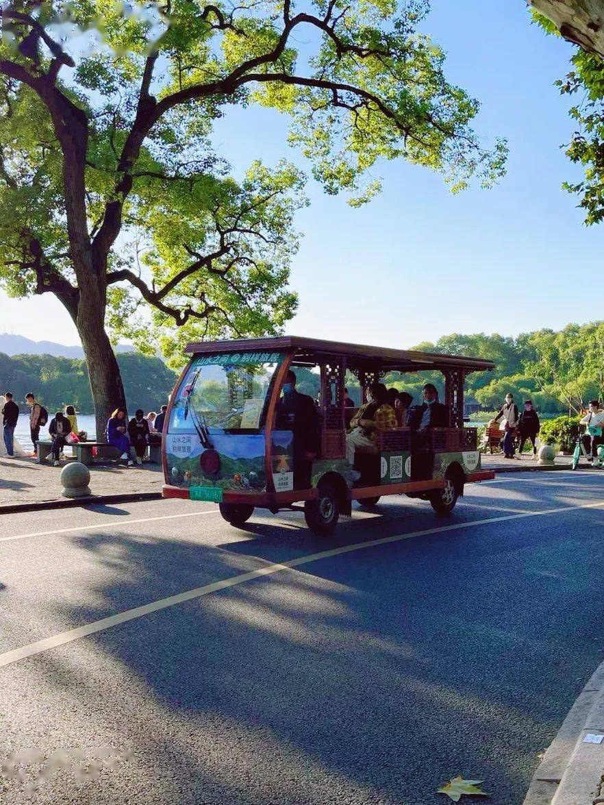 观光车环湖线路乘车信息西湖观光游览车营运线路全长约13.