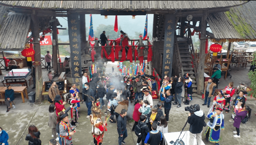 “年味儿”浓,北川群众喜过羌历新年!_羌族_祭祀_活动