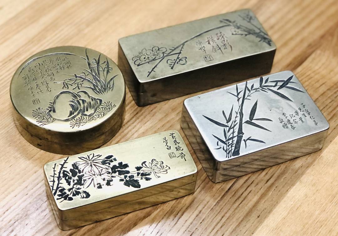 琢斋品鉴⑧｜境由心生情随事迁——墨盒上的梅兰竹菊_搜狐网