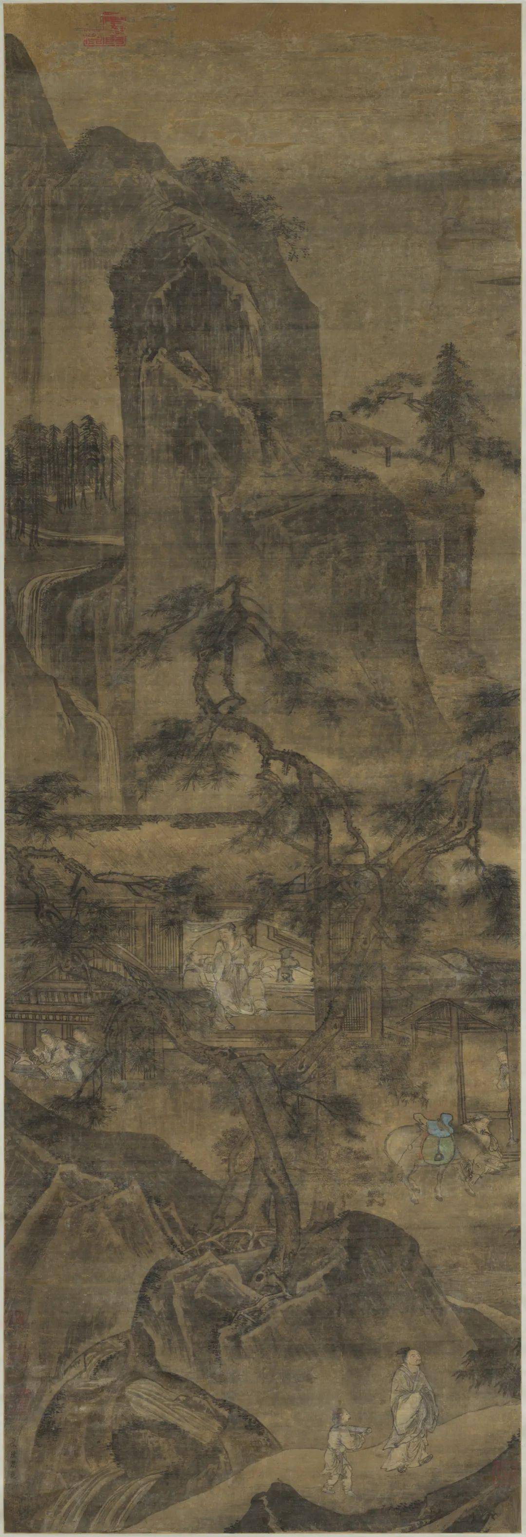 故宫里的唐宋元绘画作品赏_罗家_五代_张维桢