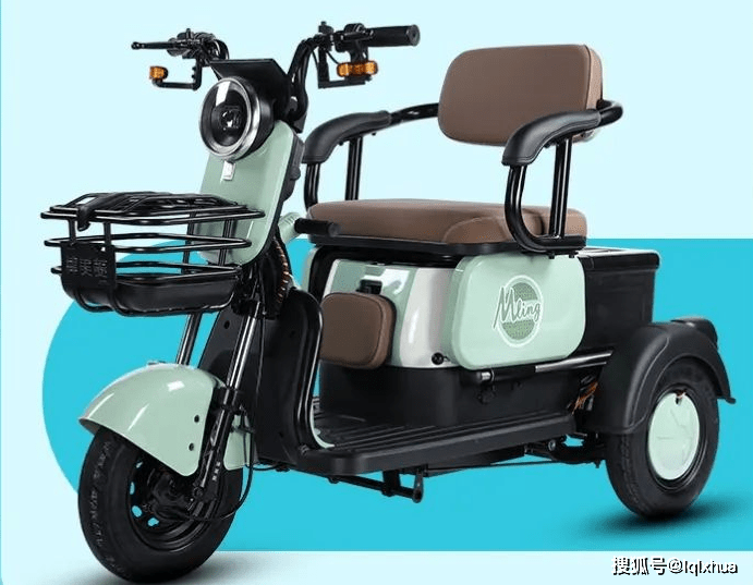 美菱新一代接娃三轮车m1,外观时尚,简单易上手,续航150公里_搜狐汽车