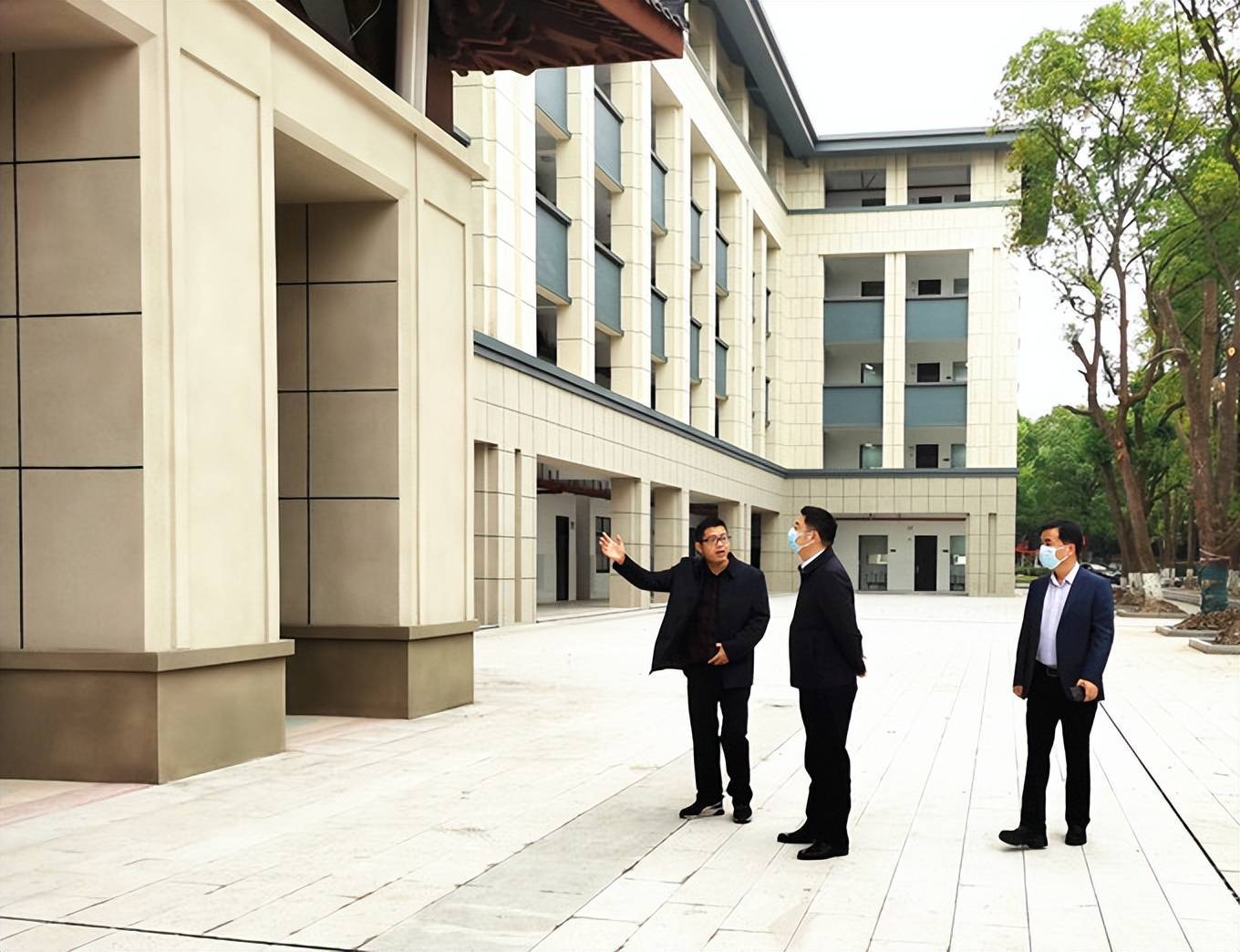 县委书记王兆铭视察澧县一中新教学楼启用情况_教育_澧阳_设施