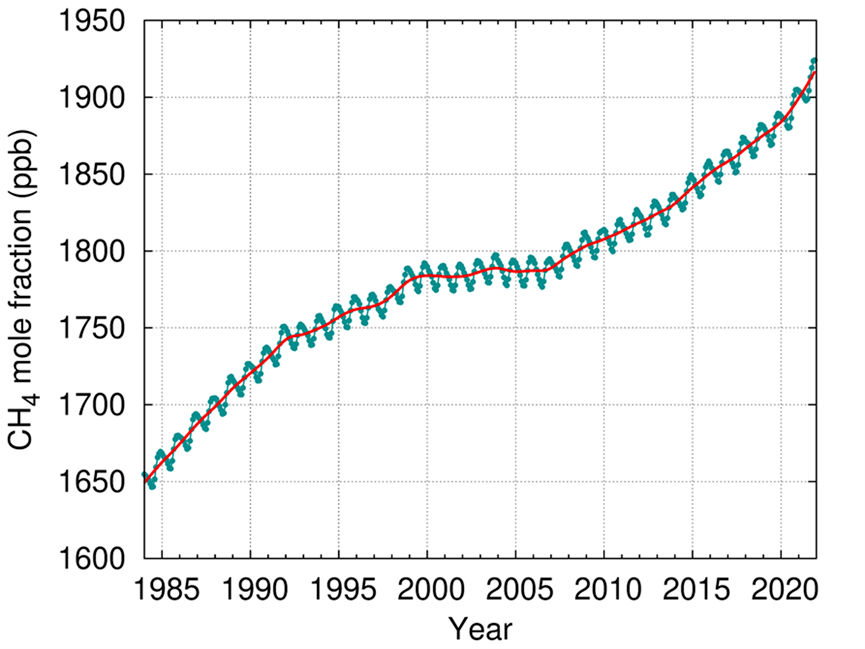 世界气象组织：二氧化碳、甲烷和氧化亚氮的大气水平在2021年均创下了新高 第5张