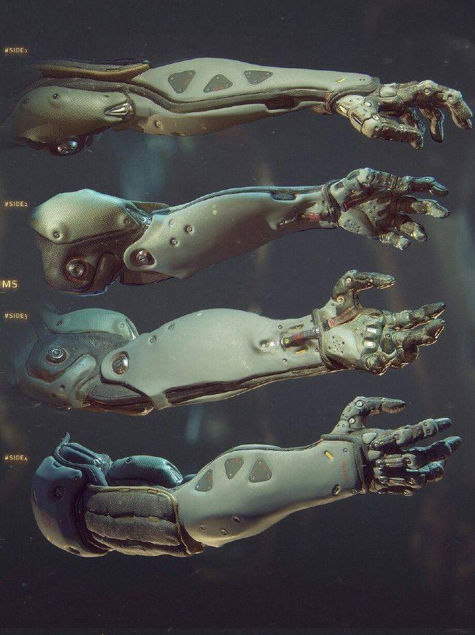 一组机械手臂结构与设计参考,科技感十足_增加了_游戏_样子