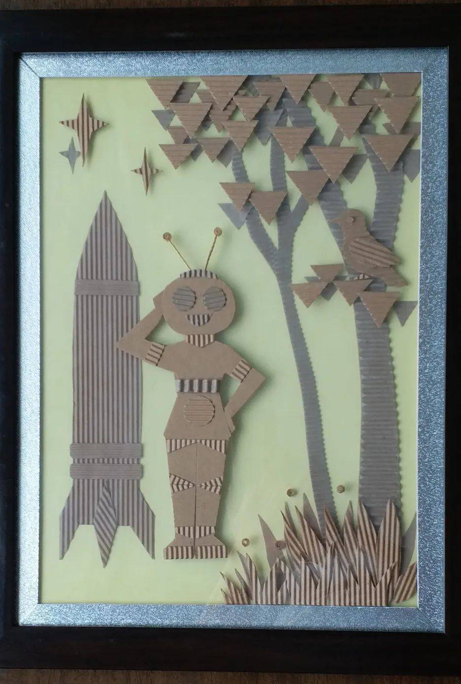 在普陀,利乐包,瓦楞纸竟能"变身"艺术品_社区_环保_创意