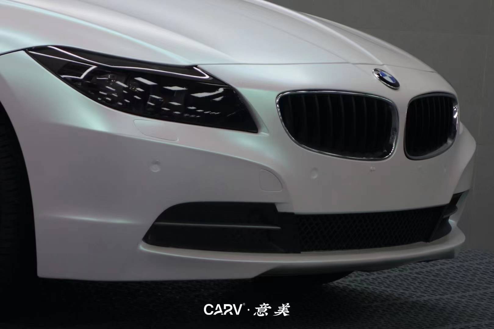 宝马z4卡孚carv改色膜曙光白,高贵典雅_搜狐汽车_搜狐网