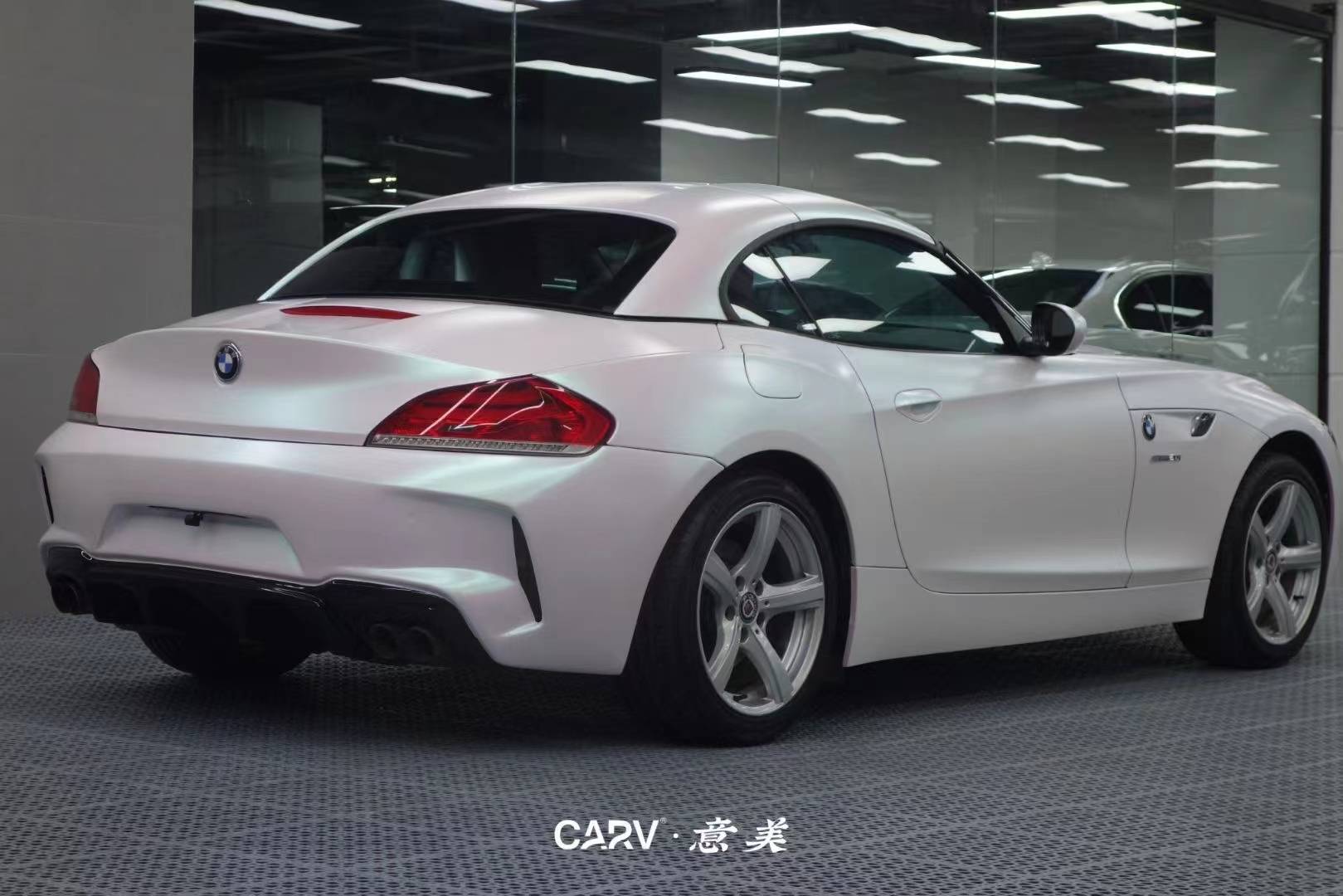 宝马z4卡孚carv改色膜曙光白,高贵典雅_搜狐汽车_搜狐网