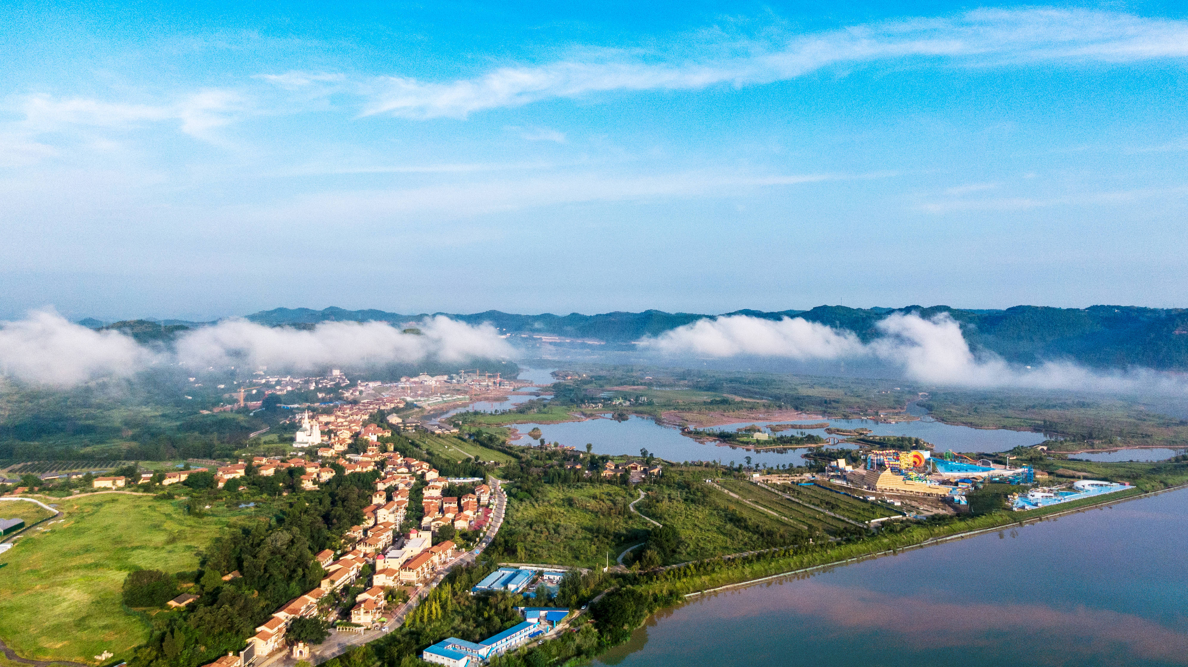 南充高坪凤仪湾景区图片