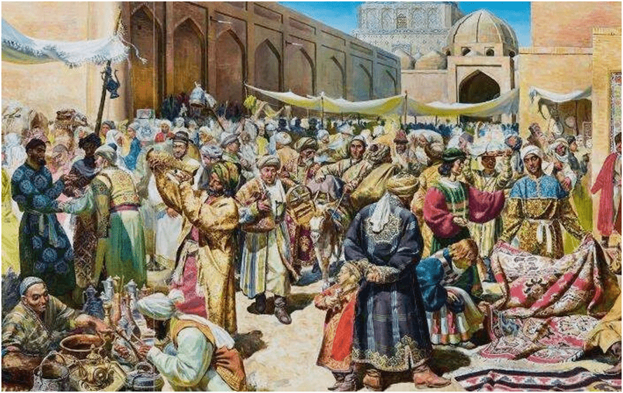 西域的市场繁华让慧超印象深刻从这里向东的粟特或波斯商人,在领取