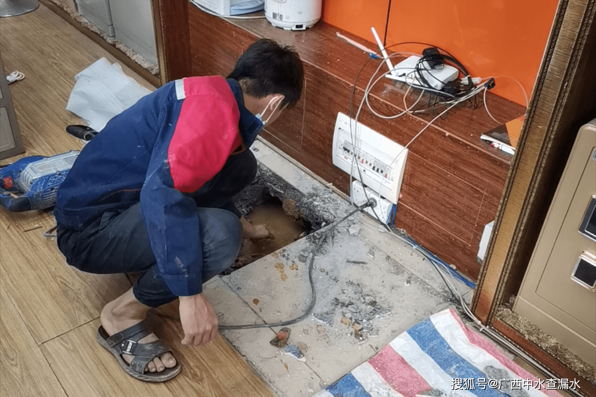 南宁邕州饭店供水管漏水检测维修实例