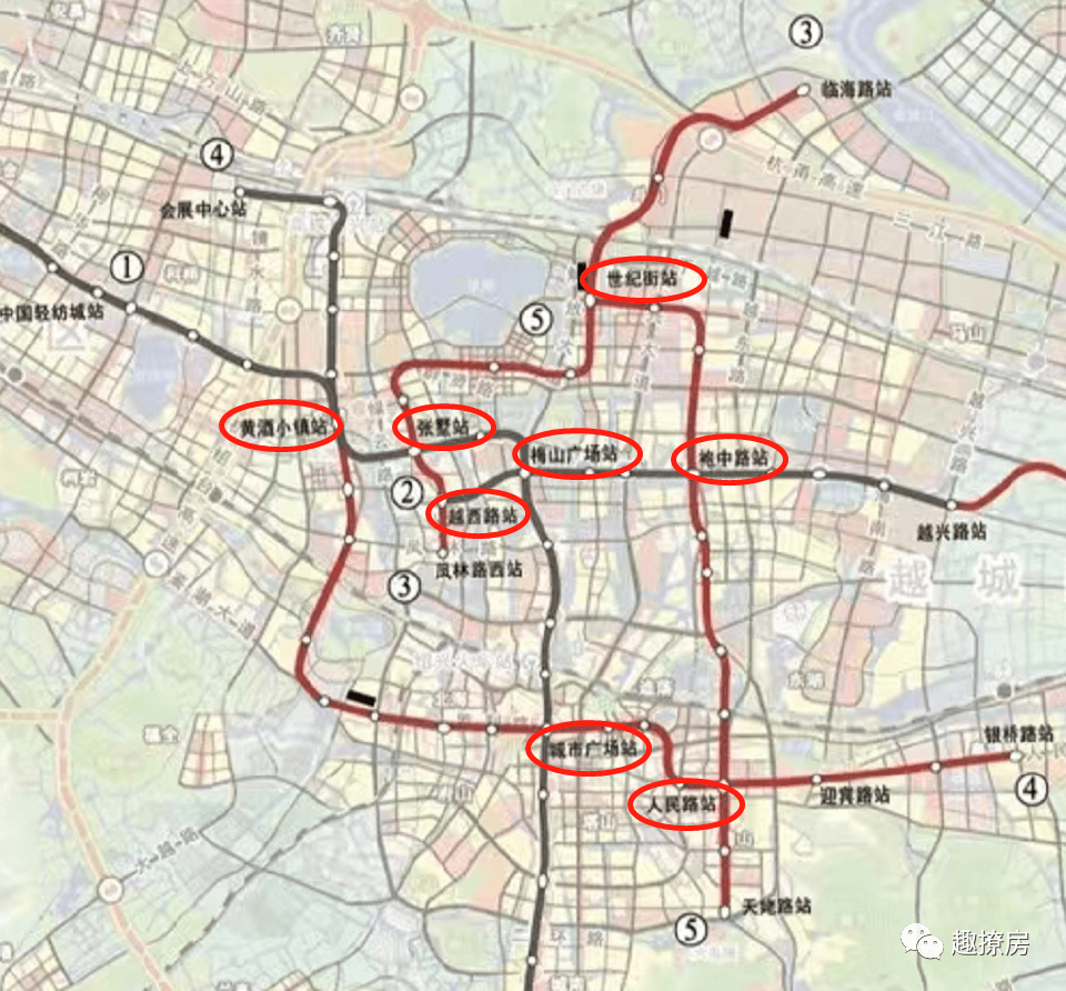 绍兴地铁一号线规划图图片