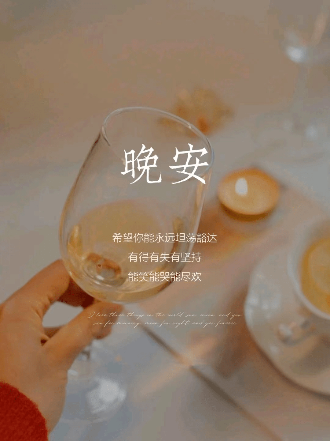 精彩晚安心语心情语录_缘分_终点_树成
