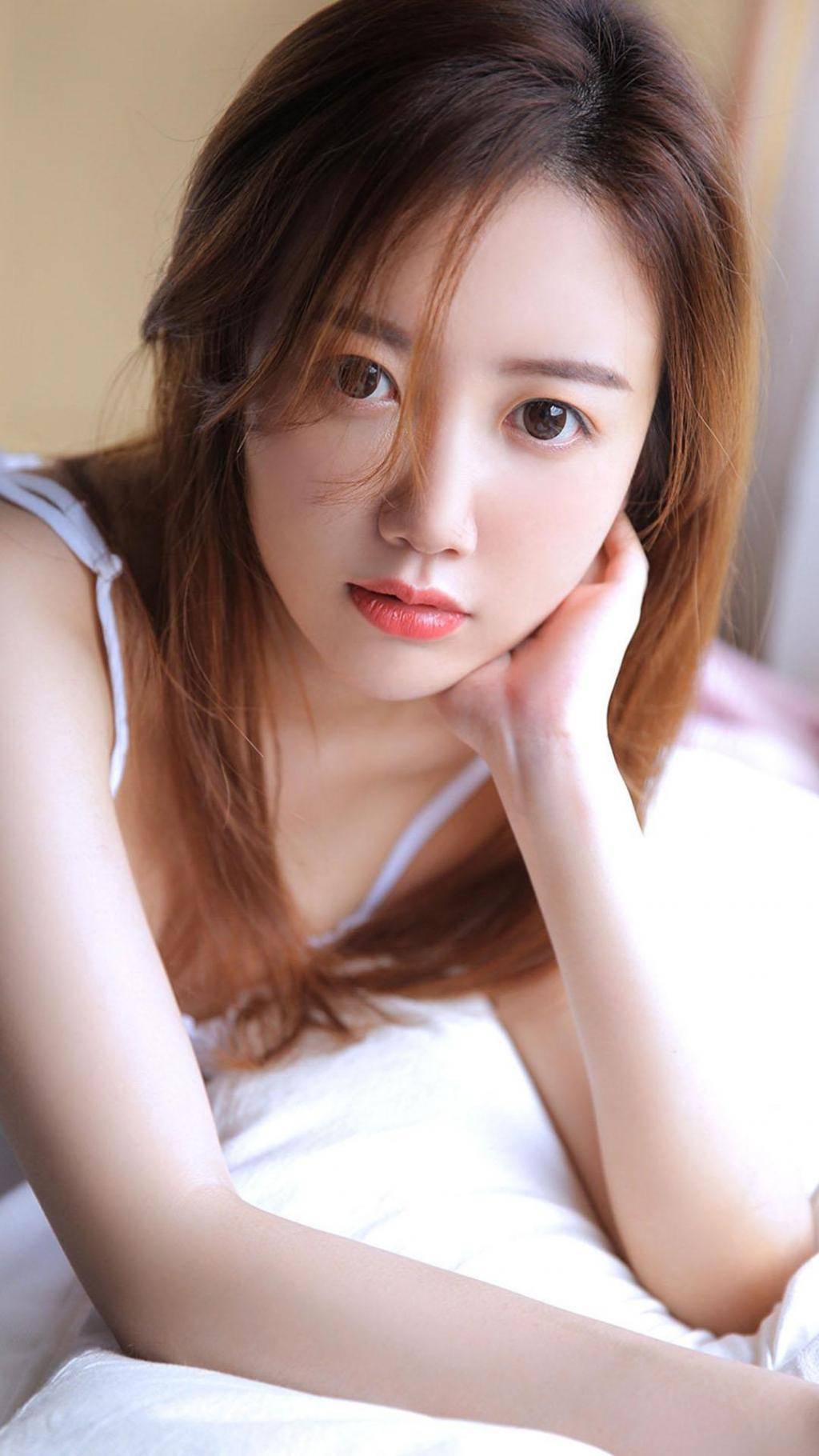 唯美诱人少女手机壁纸图片
