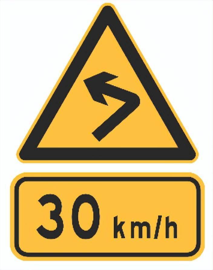 弯道建议速度匝道建议速度路面限速标识除了这些限速的标志牌,路面上