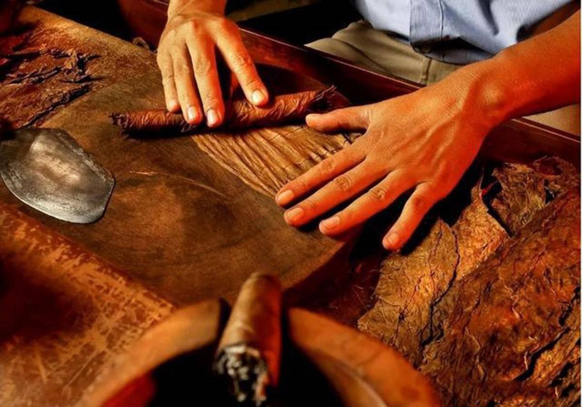 目前市面上所有的香烟,全都是流水线产品,从烤烟叶到加工烟丝再到制成