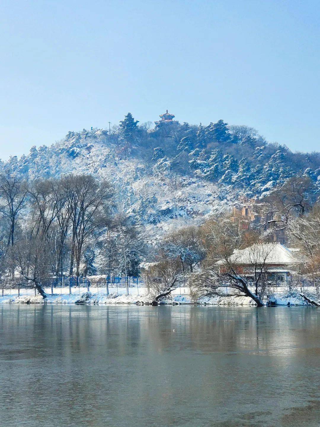 吉林北山雪景图片