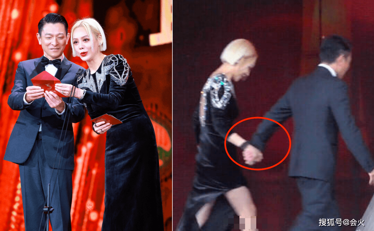 宁静晒与刘德华私下合影,搂腰笔芯十分激动,颁奖舞台牵手引欢呼_金鸡