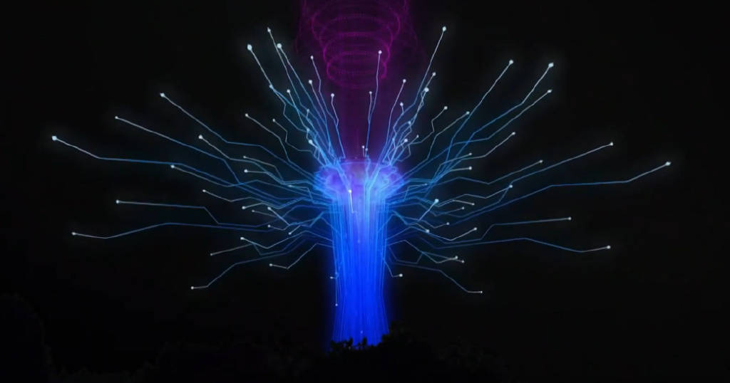 景区夜游 | 前沿分享ar灯光秀--西雅图"太空针塔"_建筑_投影_美国