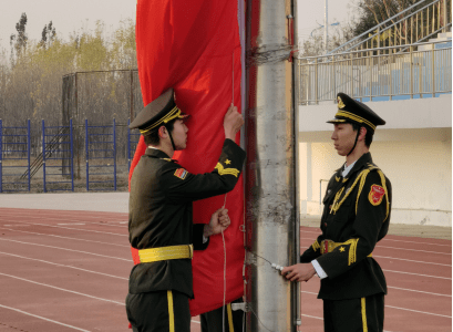 衡水一中高二6部奋战冬三月主题升旗仪式_年级_国旗_阶段
