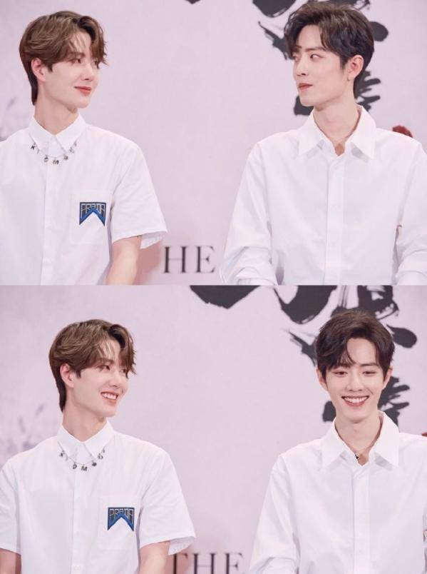 有种友情叫"我们穿白鞋就不告诉肖战王一博",看到合照笑出猪叫_陈情