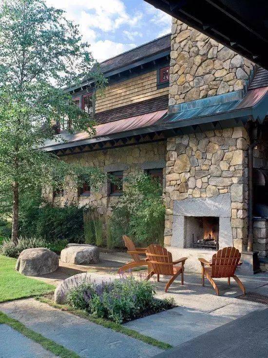 石头房子,庭院生活_别墅_自然_方式