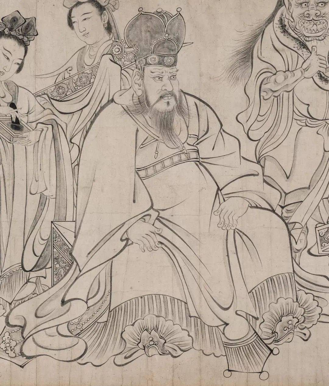非有诏不得画的百代画圣吴道子_绘画_中国_线条