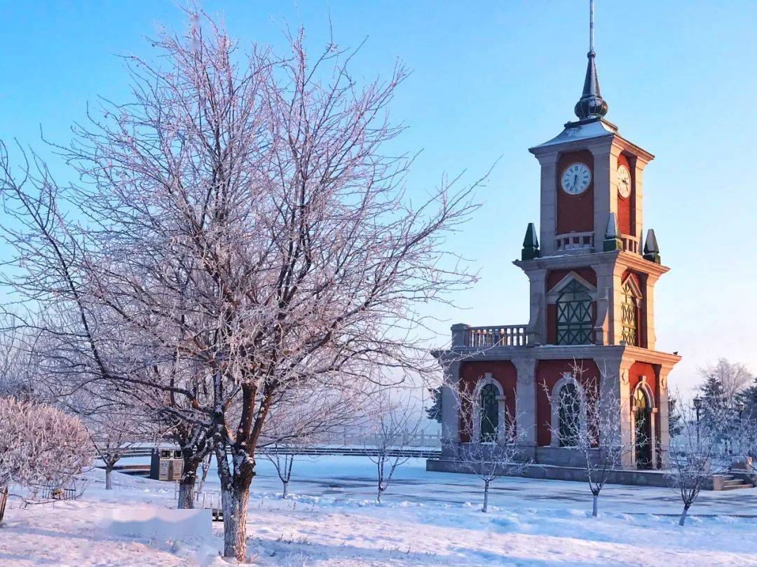 【冬日同江】雪中醉美江城_刘万平_季清秋_景色
