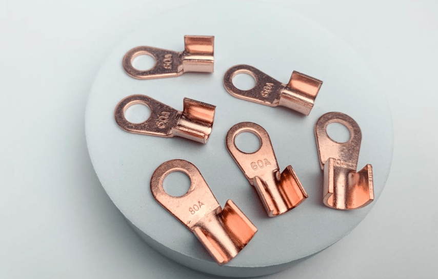 开口铜鼻子压接时的一些小技巧_工具_电气_行业