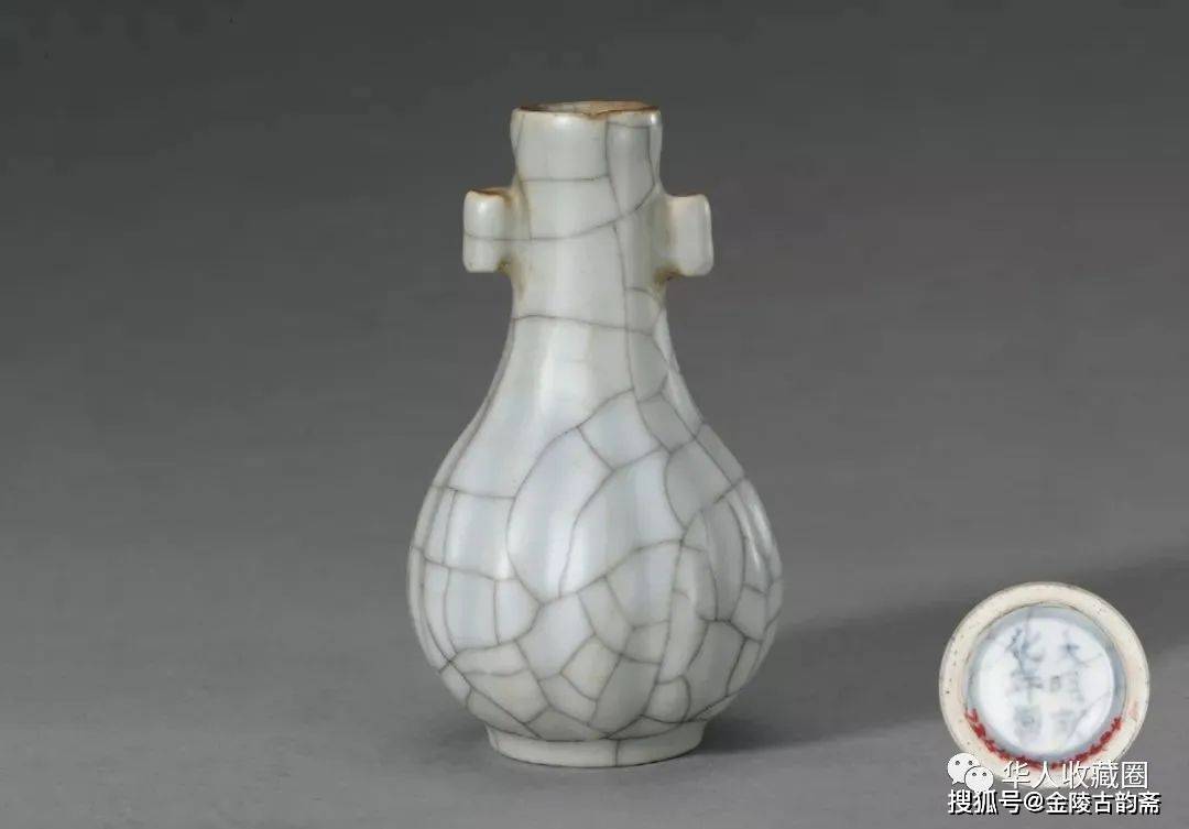 中国美術品、青瓷貫耳瓶、宋代官窑。美品貴重珍品。 官窯青瓷貫耳瓶-宇珍國際藝術| Yu Jen Taipei東瀛秘藏:久手堅
