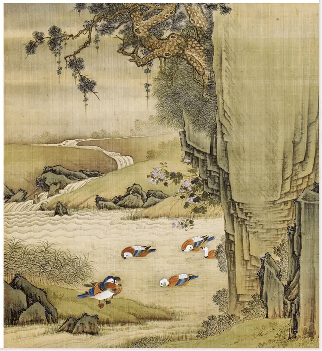 清宫廷画家合绘寿意图册_陈枚恭_中国_作品