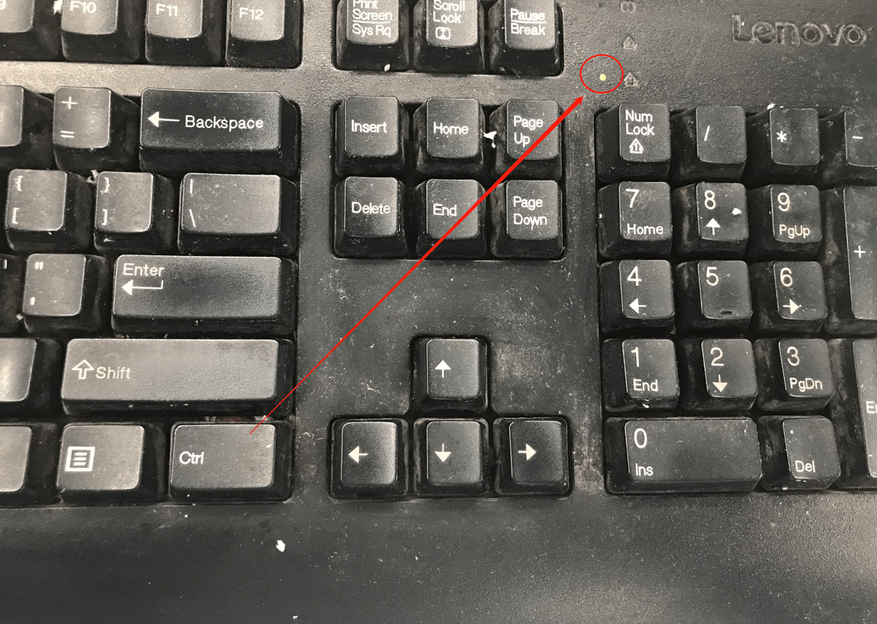 电脑键盘数字键盘无法使用？两个步骤教你恢复_Numlock_笔记本_方法
