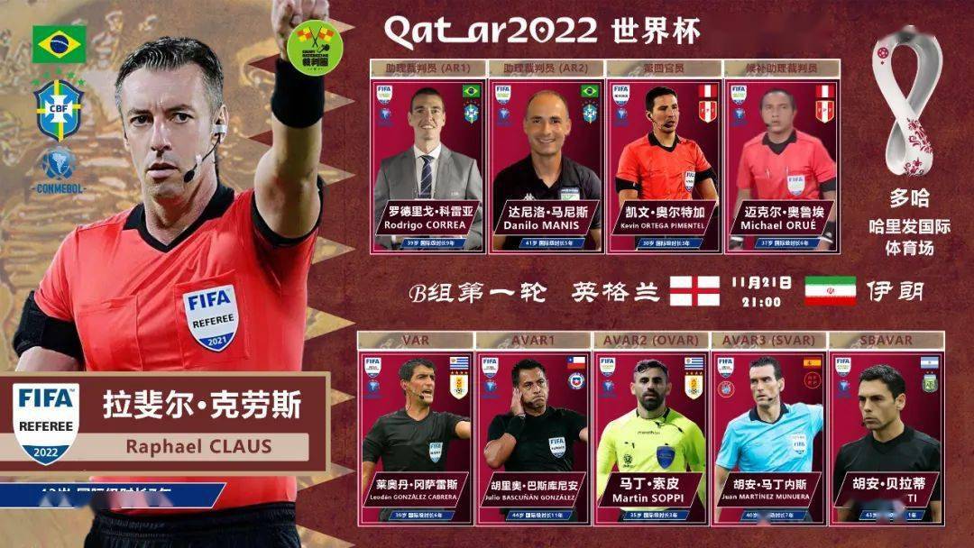 【世界杯】马宁亮相世界杯(11月21,22日)_视频_巴西_manis