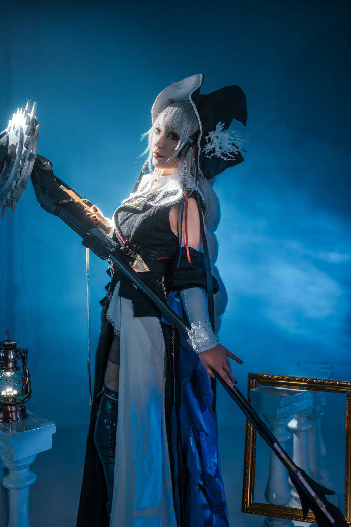 cos:明日方舟归溟幽灵鲨cosplay正片15p-怪獣要努力变强_伊喵_部落