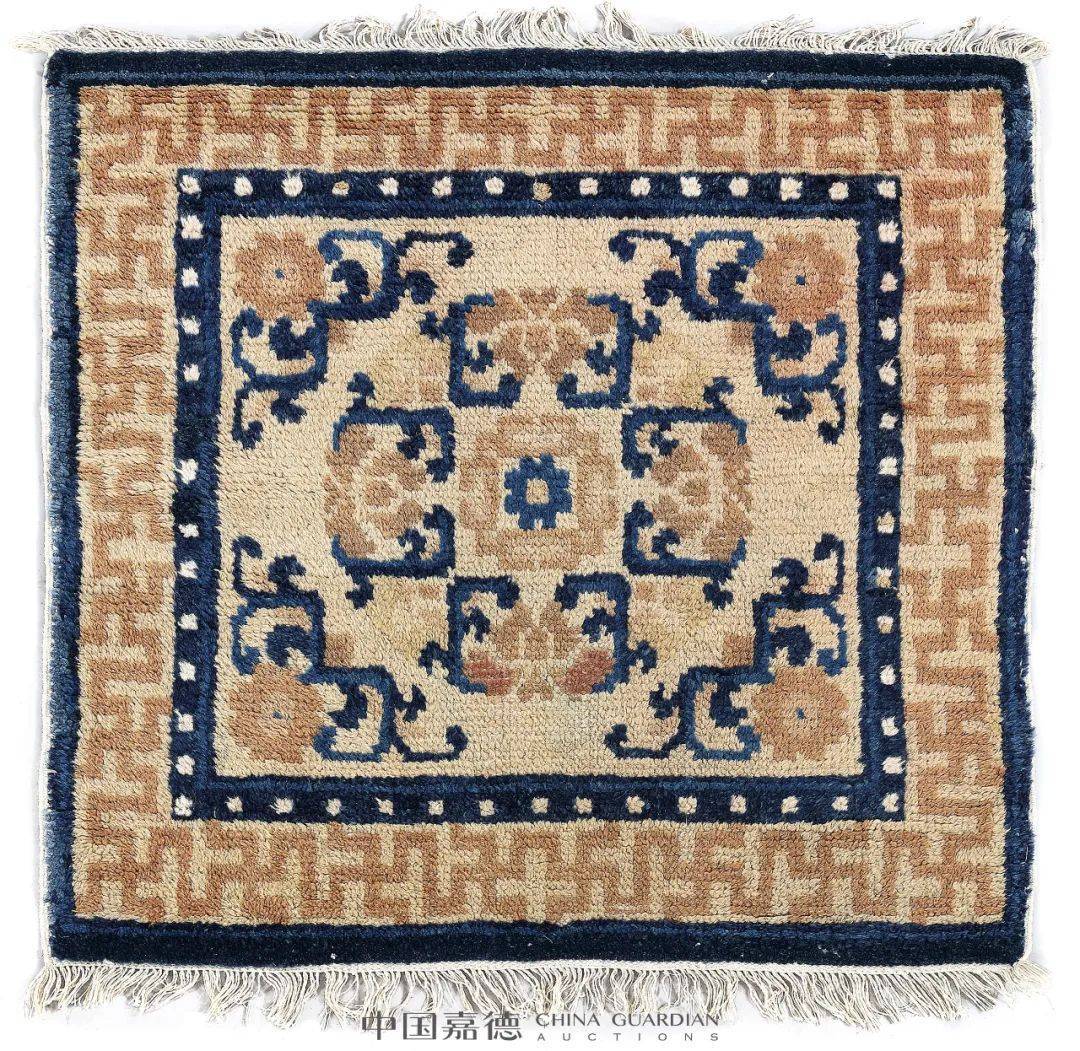 "脚下的软黄金"——毯类藏品精赏丨中国嘉德2022秋拍_工艺品_花纹