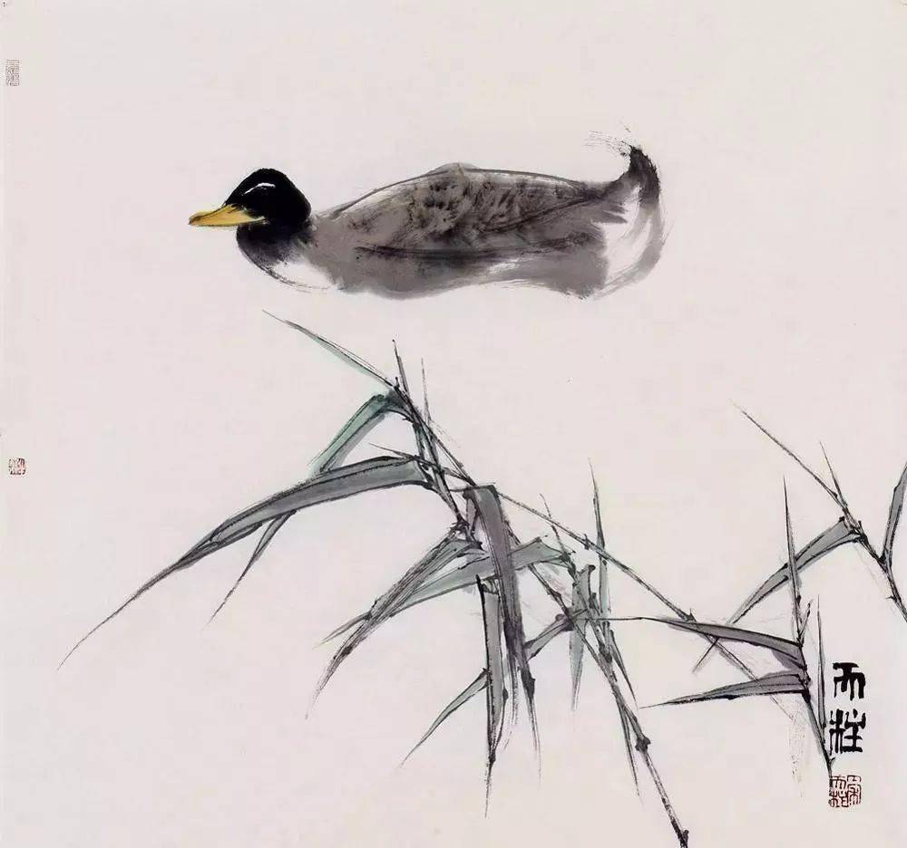 秦天柱_花鸟画_局部