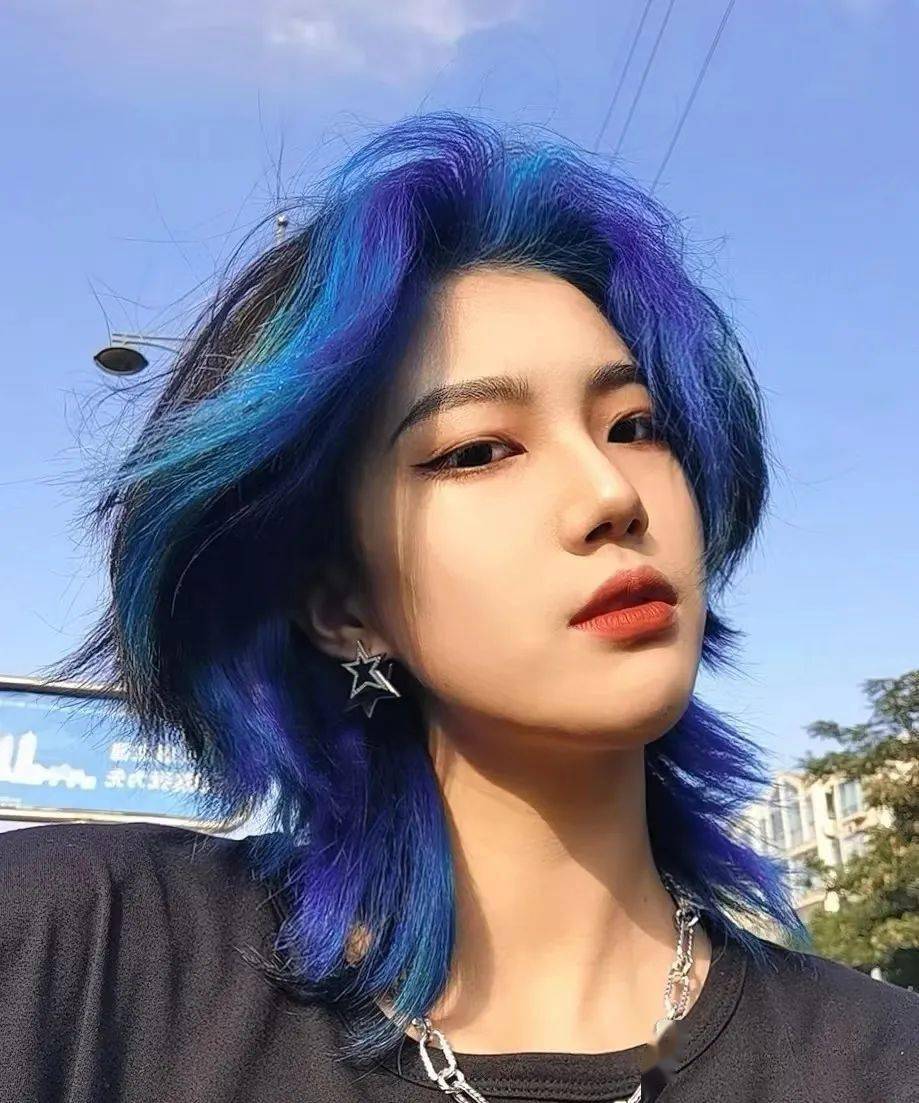 克莱因电极蓝,2022最后一班发色_march_效果_自带