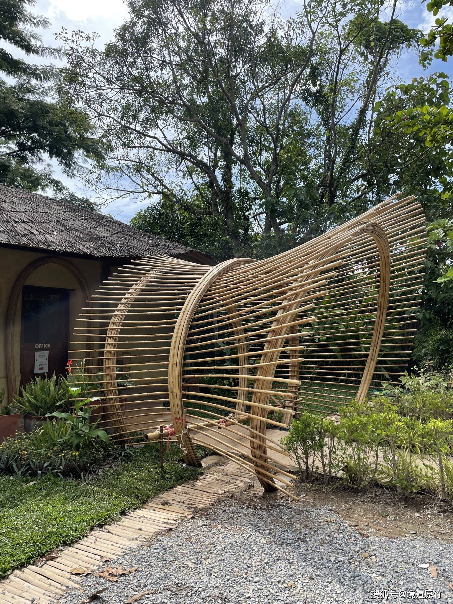 个性竹雕塑 竹编 竹门 竹装置 竹亭 竹棚案例鉴赏(设计 建造)境道原竹