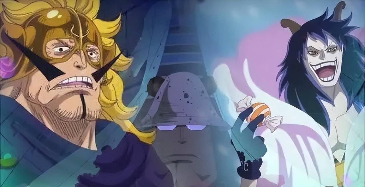 海贼王1068:伽治和凯撒和好,战桃丸带炽天使战cp0,黄猿要来了_贝加