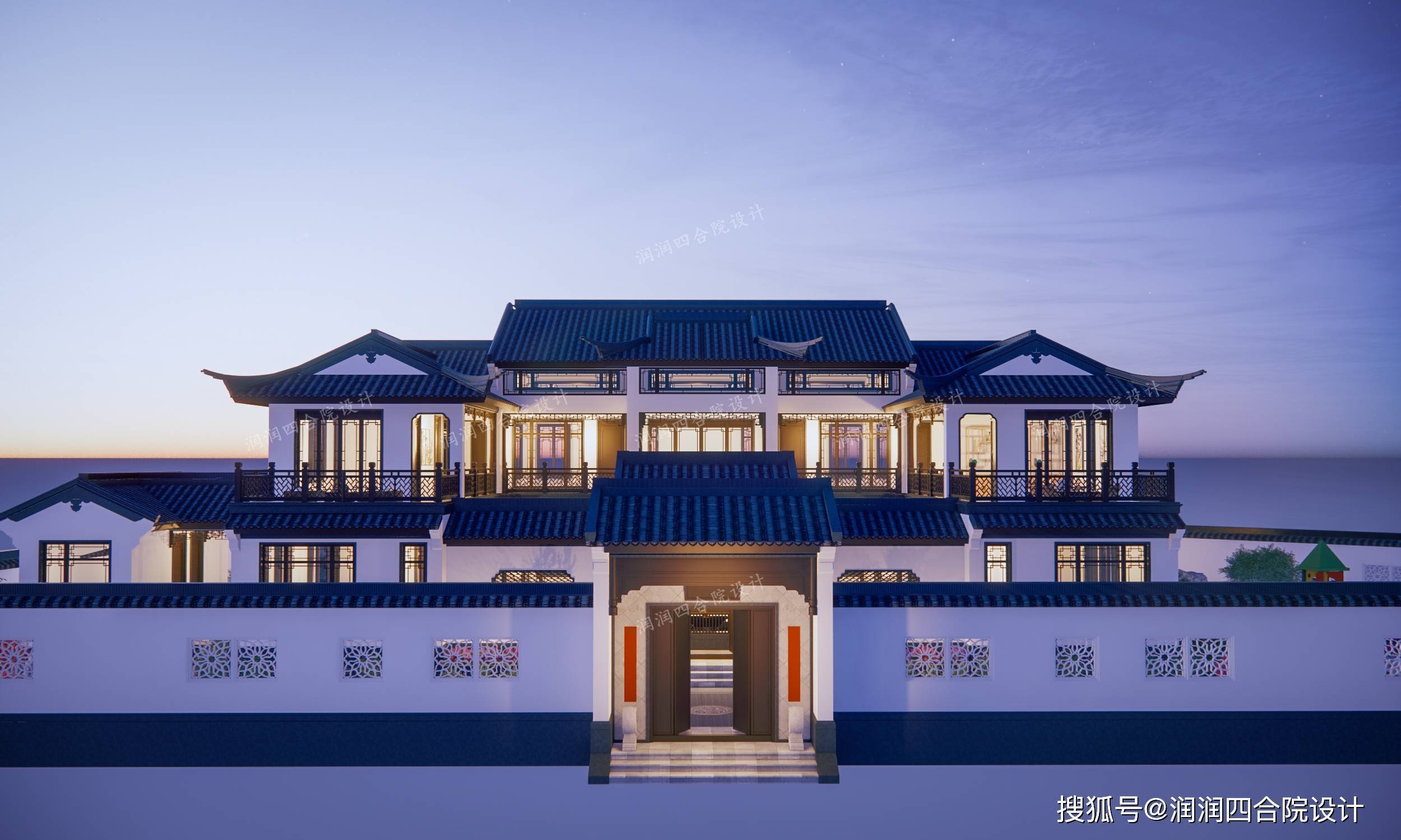 5,游花园,享田园生活——润润四合院设计刘鹰_庭院_门楼