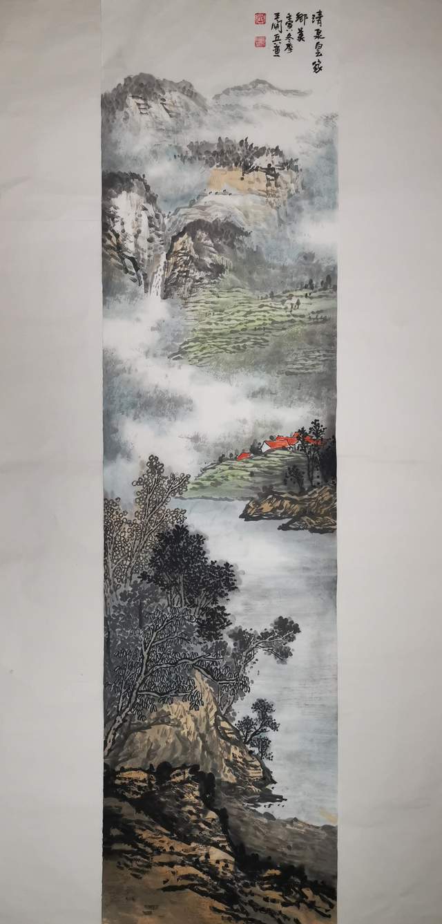 当代著名书画家王关兵作品赏析_中国_山水画_重庆市