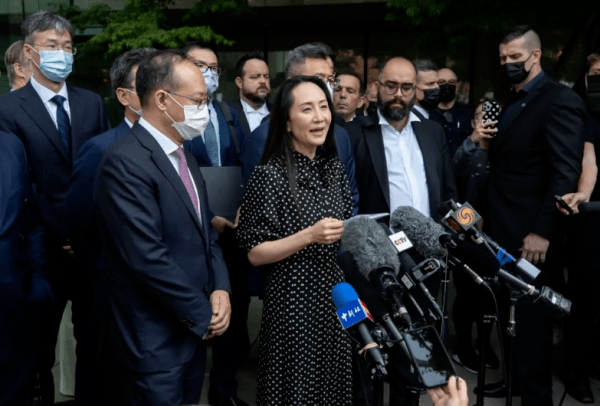 外媒：美国检方已请求法院驳回对孟晚舟“银行欺诈”等指控_加拿大_华为_外交
