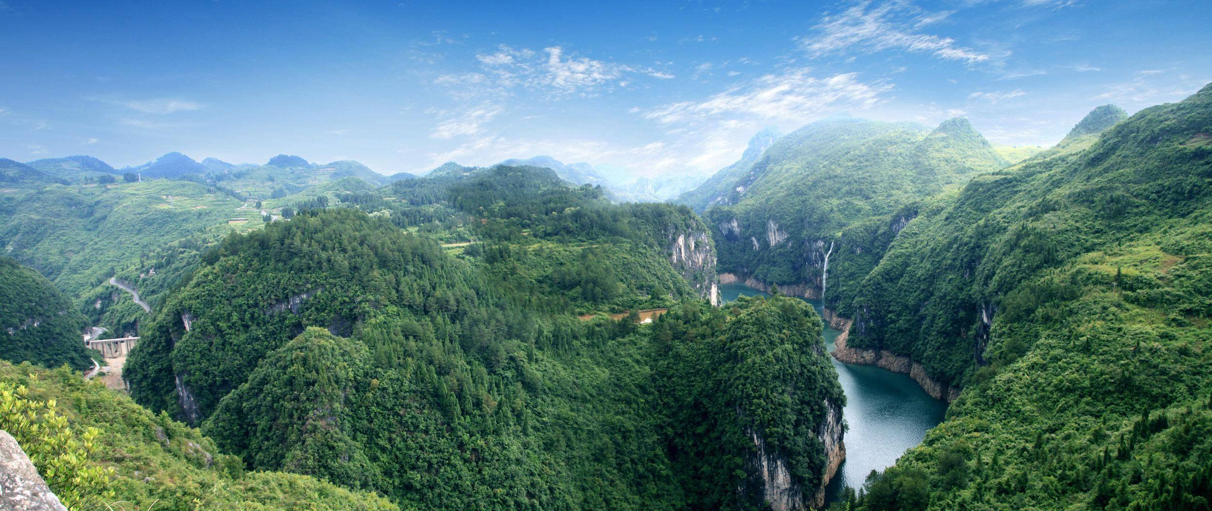 武陵山地区的一座桃源城市,历史文化悠久,自然风光秀丽_锦江_贵州省